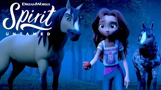 Lucky Meets Spirit's Herd [EXCLUSIVE CLIP] | SPIRIT UNTAMED