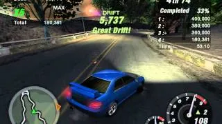 Need For Speed Underground 2 Drifting With Subaru WRX STI