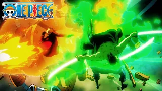 Zoro and Sanji Team Attack King and Queen | One Piece