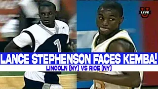 Lance Stephenson and Kemba Walker go head-to-head! Lincoln (NY) vs. Rice (NY) 2008 ESPN Highlights