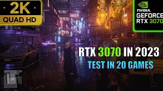 RTX 3070  in 2023 | 20 GAMES at 1440P Ultra settings tested |i5 13600K