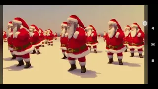 A dança do Pai Natal