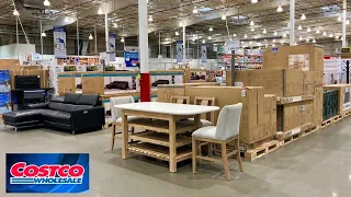 COSTCO SHOP WITH ME FURNITURE SOFAS ARMCHAIRS APPLIANCES COOKWARE SHOPPING STORE WALK THROUGH