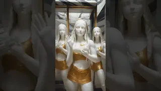 Ai animates Greek female statues dancing #shorts #ai #mobilelegend #aiartists