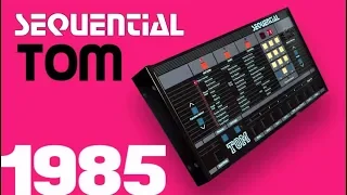 SEQUENTIAL CIRCUITS TOM Vintage Drum Machine 1985 | HD DEMO