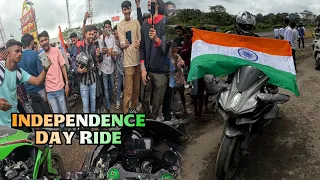 NINJA H2 Ne Independence Day 🇮🇳 Ride Pe Mohol Bana Diya🥵🔥| SAGARMORE VLOGS
