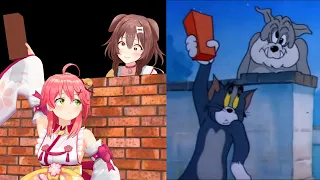 Brick Scene (Solid Serenade) (Hololive x Tom and Jerry Parody)