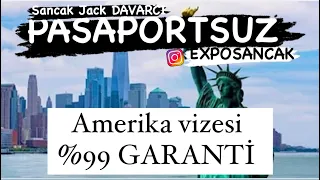 Amerika vizesi  %99 Garanti #amerika #amerikadahayat