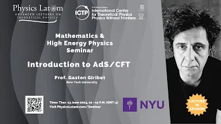 Introduction to AdS/CFT -  Gaston Giribet (in Spanish)