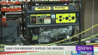 Emergency supplies are tax free this weekend in Texas