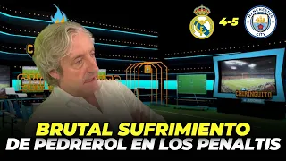 😧El SUFRIMIENTO de JOSEP PEDREROL en la TANDA de PENALTIS | Chiringuito Inside