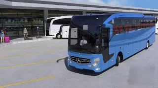 MERCEDES-BENZ 0303 OTOMARSAN | Bus Simulator : Ultimate | Delhi To Mumbai - Mobile Gameplay