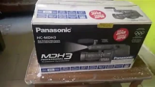 My new cemara Unboxing- Panasonic hc-mdh3 video cemara