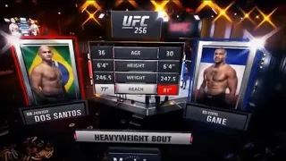 UFC 256: Gane vs. Dos Santos (Full Fight Highlights)