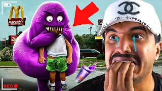 انتبه لا تشرب القريمس  شيك  The GRIMACE SHAKE 😭 حق ماكدونالدز