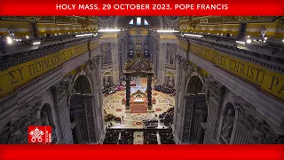 29 October 2023, Synod Closing Mass | Pope Francis