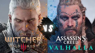 Assassin's Creed Valhalla vs The Witcher 3: wild hunt- Which Is Best? #games4us