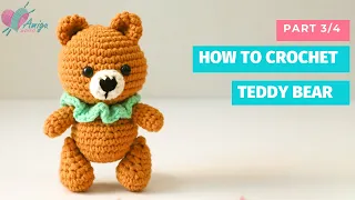 #181 | Amigurumi Teddy Bear Crochet Pattern (3/4) | How To Crochet Amigurumi Animal | AmiguWorld