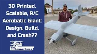 3D Printed, Scalable R/C Aerobatic Giant - Design, Build, and Crash??