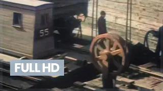 [HD, COLOR] | Railroad New York in 1942 (HISTORY IN COLOR)