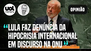 Lula na ONU tenta equilíbrio em mundo em guerra e denuncia hipocrisia internacional, diz Jamil Chade