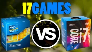 i7-2700k vs i7-7700k | GTX 1070 OC | 1920 x 1080 | in 17 games