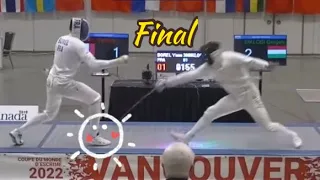 [Final] Yannick Borel 🇫🇷 v Gergely Siklosi 🇭🇺 l Gold | Vancouver Epee Fencing WC 2022