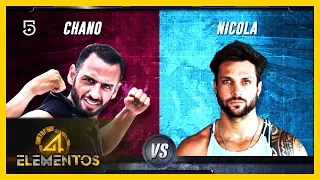 🔥💧 Chano Vs Nicola en reto de eliminación 🌬️🏔️ | Reto 4 Elementos