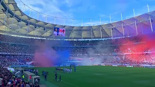 BAHIA E VASCO IMAGENS DE DRONE CHEGADA DO ONIBUS E FESTA DA TORCIDA