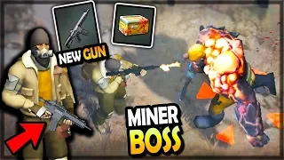 MINER BOSS BATTLE (New HK416 Rifle + Scout Pack Opening) in Last Day on Earth Survival