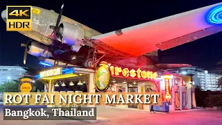 [BANGKOK] Train Night Market Srinakarin (Talad Rot Fai) "One Of Best Night Market |Thailand [4K HDR]
