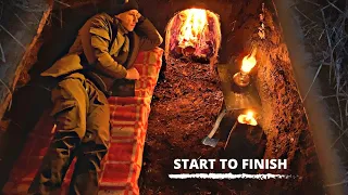 Building a Underground Bunker | Start to Finish - all Stages of Construction with Alex Bushcraft