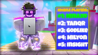 How I BECAME THE BEST Mobile Player.. (Roblox Bedwars)