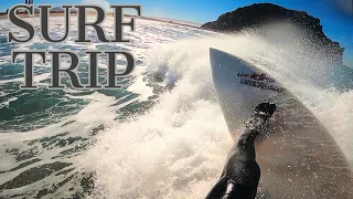 SURFING IN SAN LUIS OBISPO - PISMO BEACH & MORRO BAY - I THINK I SAVED THAT KIDS LIFE 😳 (SURF TRIP)