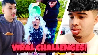 Recreating old VIRAL CHALLENGES!!!