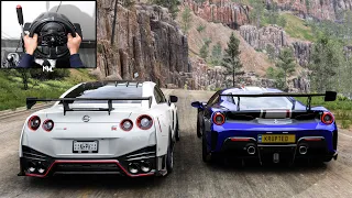 1000HP Nissan GTR Nismo R35 - Race Gameplay | Forza Horizon 5 | Thrustmaster T300RS