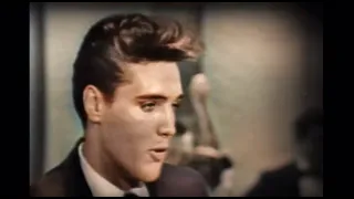 Elvis Presley 'Stuck on you' Frank Sinatra show 1960..  colour and stereo