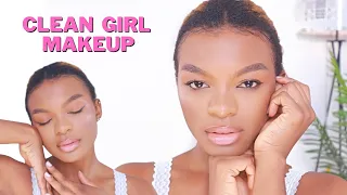 ✨clean girl✨ makeup pas cher | comment les filles propres se maquillent léger tous les jours