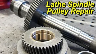 Lathe Spindle Pulley Repair