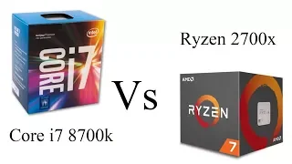 Intel  i7 8700k против Ryzen 7 2700x. Тесты в играх