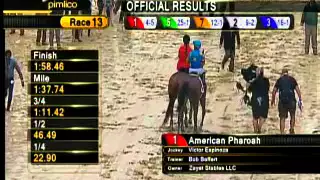 Pimlico 05/16/15 race 13 - 140th running of the Xpressbet.com Preakness - GI