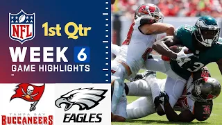 Tampa Bay Buccaneers vs Philadelphia Eagles Highlights 1st-Qtr | Week 6 NFL 2021