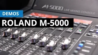 Roland M-5000, una mesa multiprotocolo que presume de flexibilidad