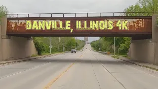 Illinois' Fastest Decaying City: Danville, Illinois 4K.