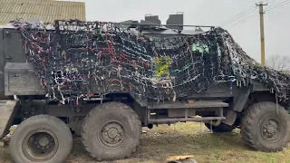 Бронеавтомобиль З-СТС «Ахмат» захвачен ВСУ в Херсонской области.