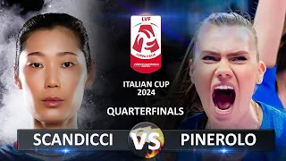 Quarter Finals: Scandicci vs Pinerolo | Italian Volleyball LVF SerieA1 Coppa Italia 2024