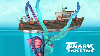 NEW KRAKEN LIVE EVENT 2022! (most human eaten) - Hungry Shark Evolution