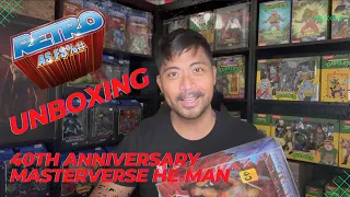 UNBOXING | Masterverse 40th Anniversary He Man Figure Review 2022