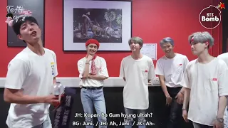 [INDO SUB] [BANGTAN BOMB] Who made a surprise visit?! - BTS (방탄소년단)