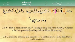 Juz 3 | Quran | Sheikh Mishary Rashid Al-Afasy | Arabic English Translation | Para 3 قرآن